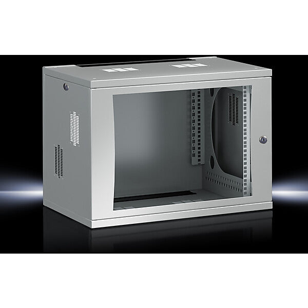 Rittal FlatBox 9HE, BxT600x600mm 19"-Profilschienen DK 7507.110